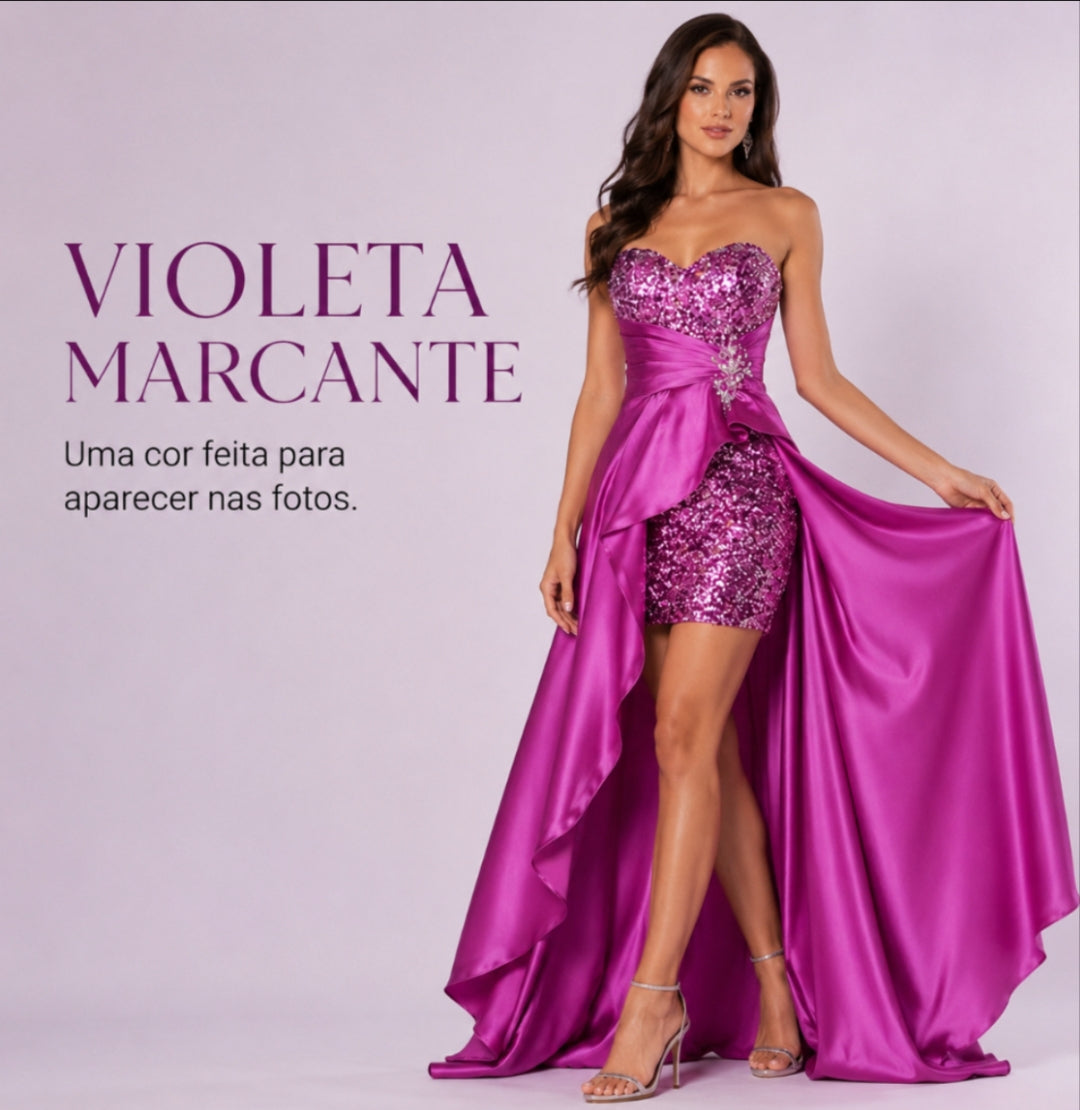 Strapless Sequins Prom Dress