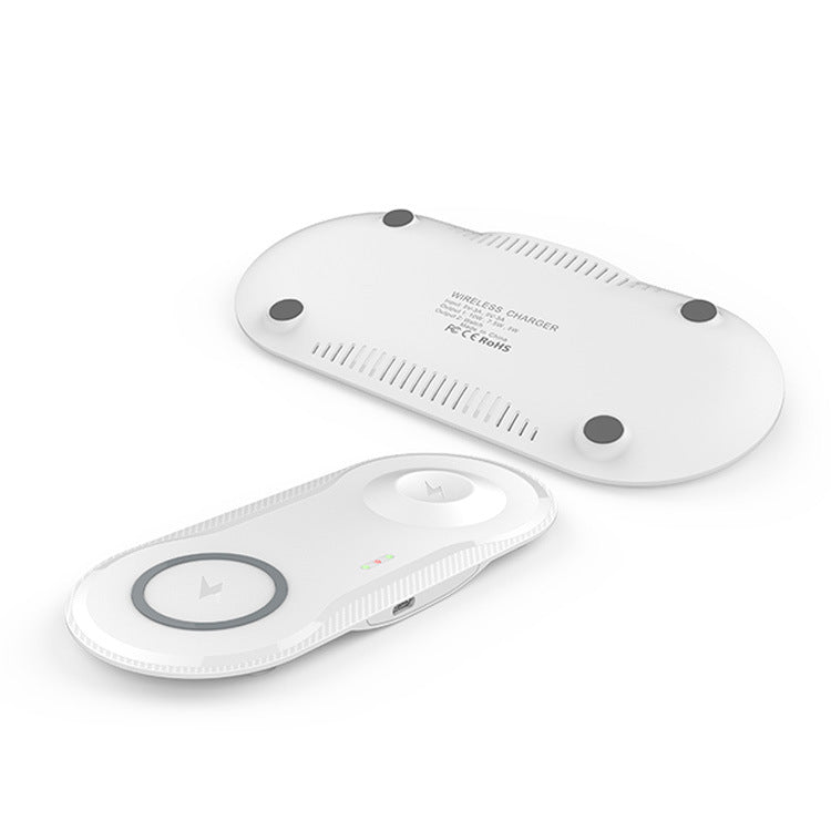 Wireless Charging 2 In 1 Mobile Phone 10W Watch Fast Wireless Charging Stand Suitable For Smart Phone Watch