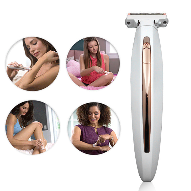 Multifunctional Ladies Hair Shaver USB Electric Hair Removal Device