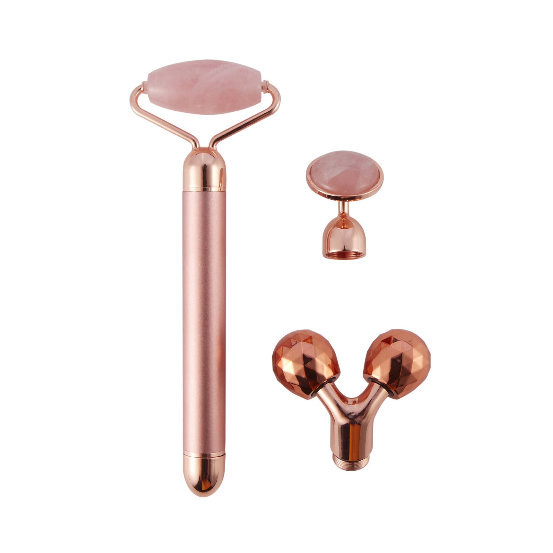 Electric Facial Roller Massager Three-in-one Jade Roller Set