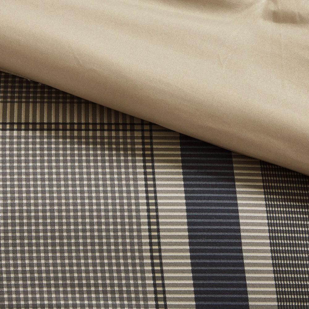 Full Plaid Comforter Set with Bed Sheets
