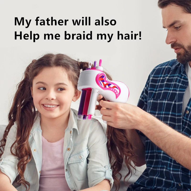 Girl Automatic Hair Braider Electric DIY Hair Weave Machine Twist Knitting Roll Twisted Braiding Hair Styling Tools Girl Gift|Beauty &amp;amp;amp;amp;amp;amp;amp;amp;amp; Fashion Toys|