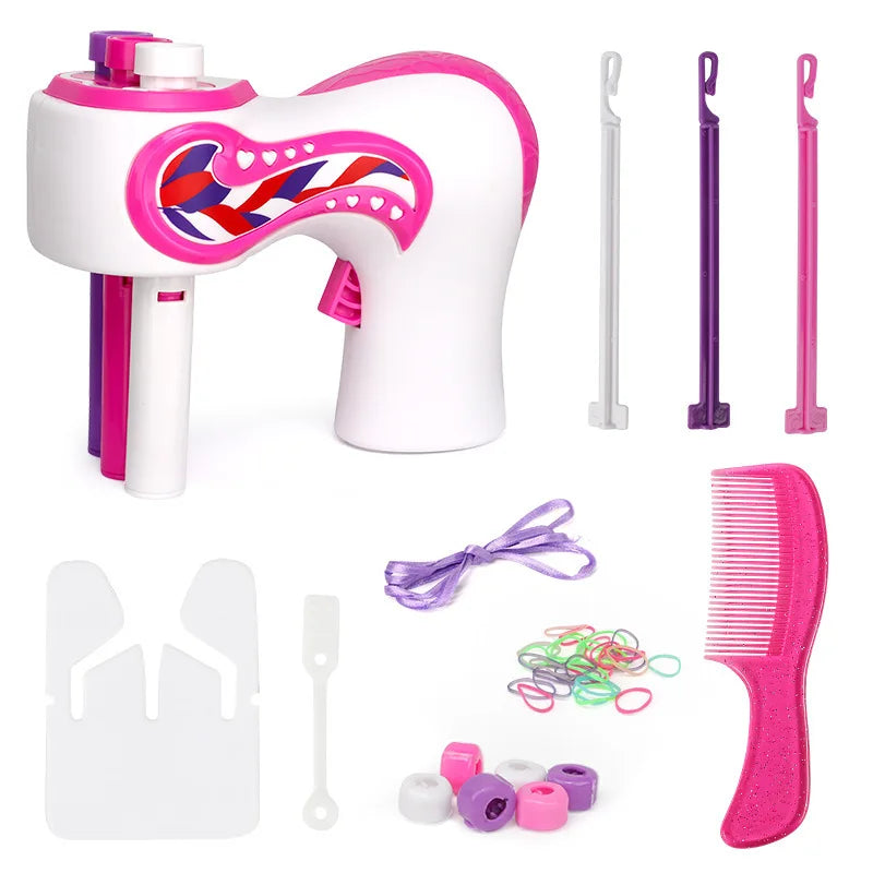 Girl Automatic Hair Braider Electric DIY Hair Weave Machine Twist Knitting Roll Twisted Braiding Hair Styling Tools Girl Gift|Beauty &amp;amp;amp;amp;amp;amp;amp;amp;amp; Fashion Toys|