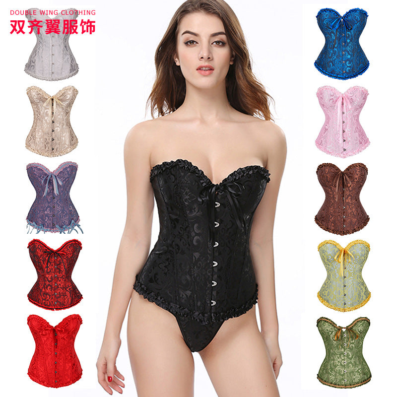 Cross-border Amazon European And American Shaper Waist Seal Bridal Dress Court Corset Retro Corset Corset