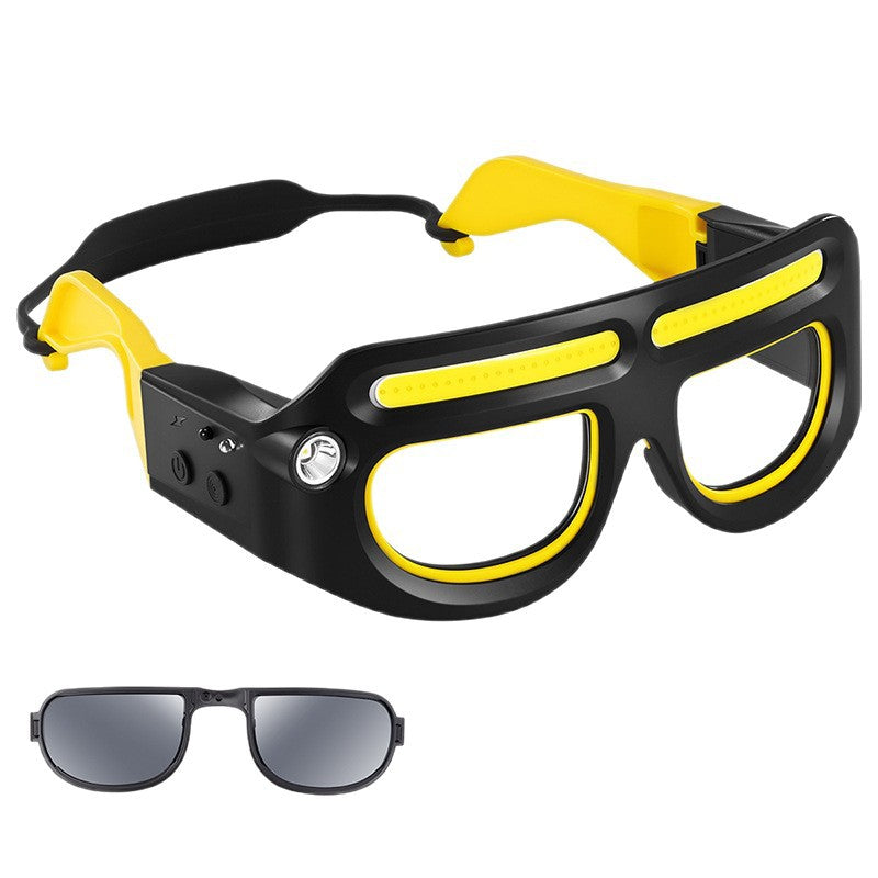 New Model High-Intensity Smart Headlamp Outdoor Multi-Functional Night Fishing Light Cycling Light USB Rechargeable Lighting Lamp