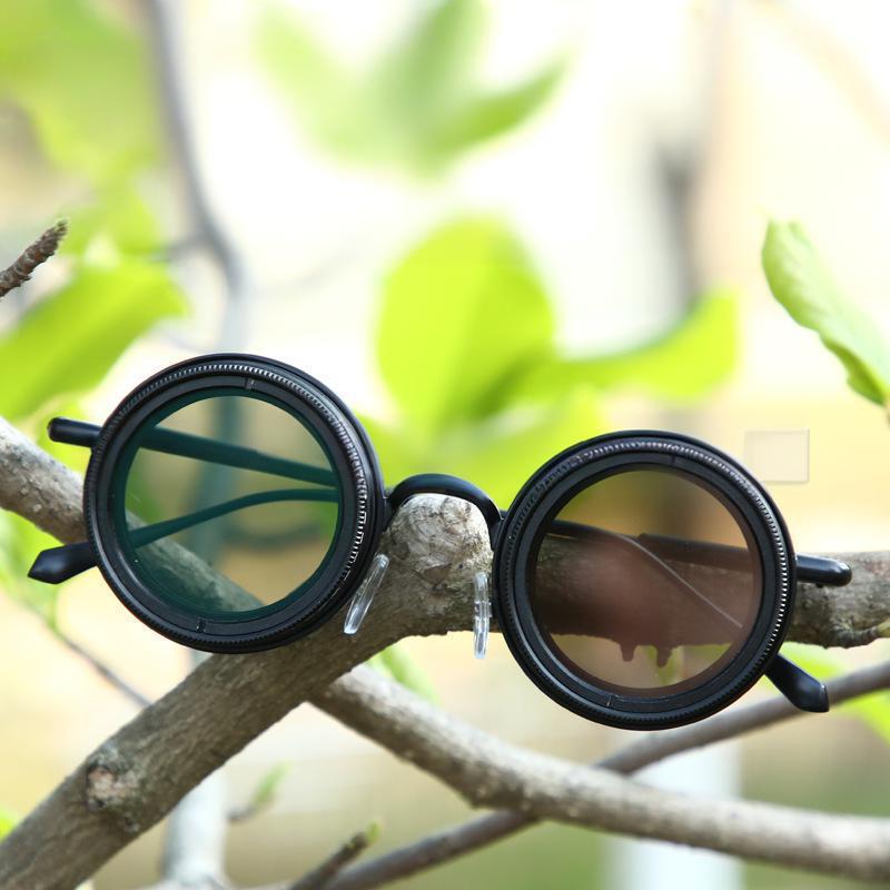 Purely Handmade Nd9 Adjustable Light-Reducing Sunglasses For Fishing And Driving, Uv Anti-Ultraviolet Filter, Personalized Polarized Sunglasses