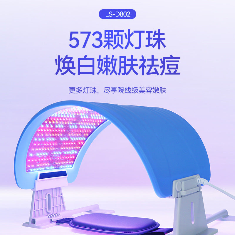 Factory Wholesale Three-color LED Color Light Beauty Instrument Foldable PDT Spectrometer Photodynamic Beauty Instrument