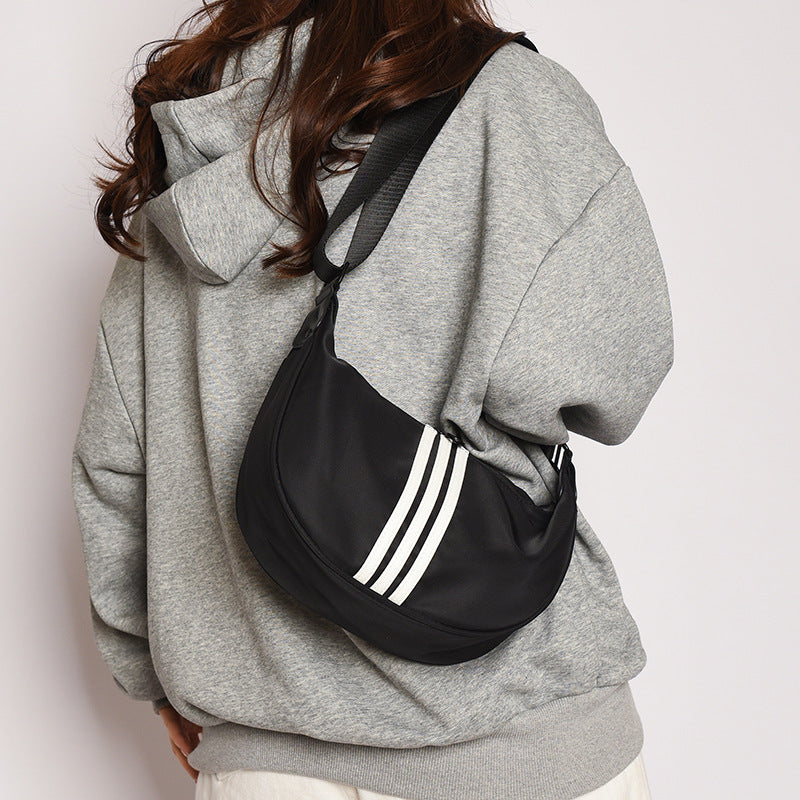 Niche Design Casual Texture Dumpling Bag Fashion 2025 Spring New Style Trendy Women's Shoulder Crossbody Bag