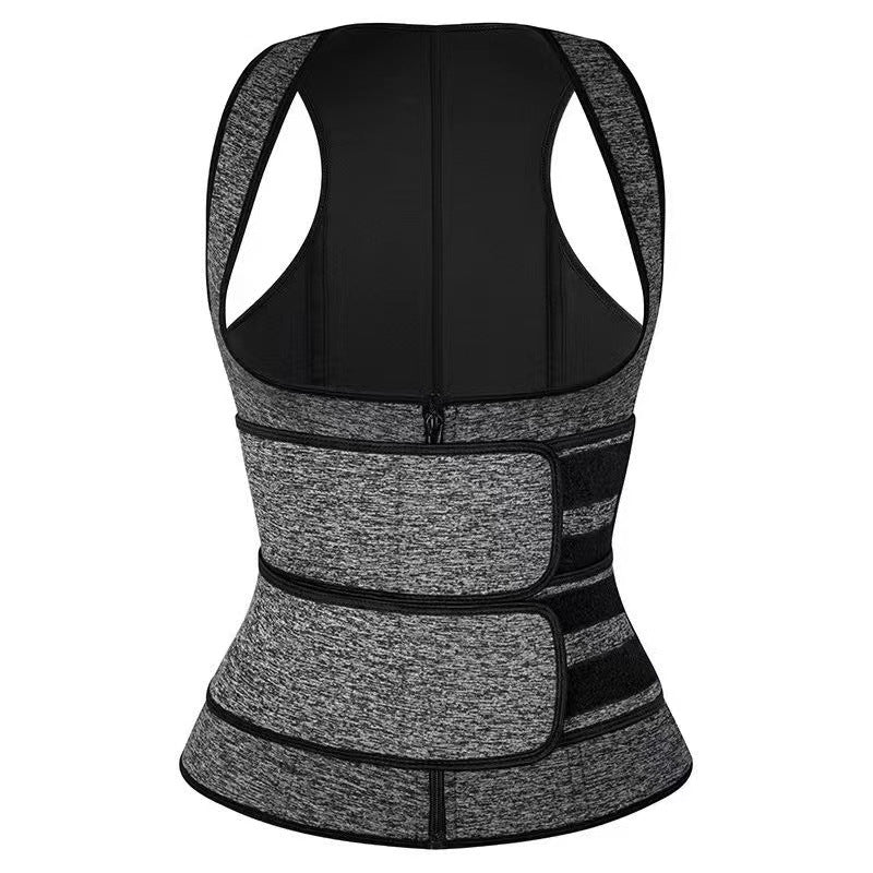 Double Waist Belt Women's Cross-border Explosive Shaping Clothes Warm Vest Back Protection Girdle Waist Lumbar Abdominal Belt Cold Protection