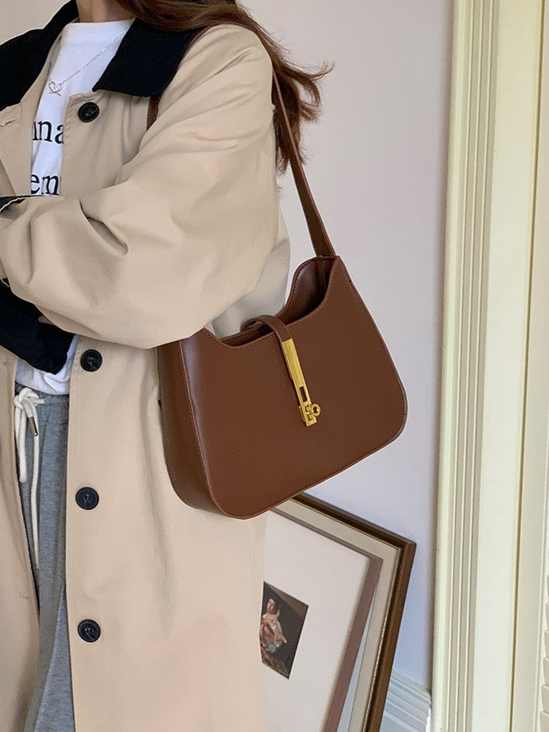 High-end Niche Design Bag Women's 2025 New Ins All-match Fashion Underarm Bag Texture Fashion Shoulder Bag