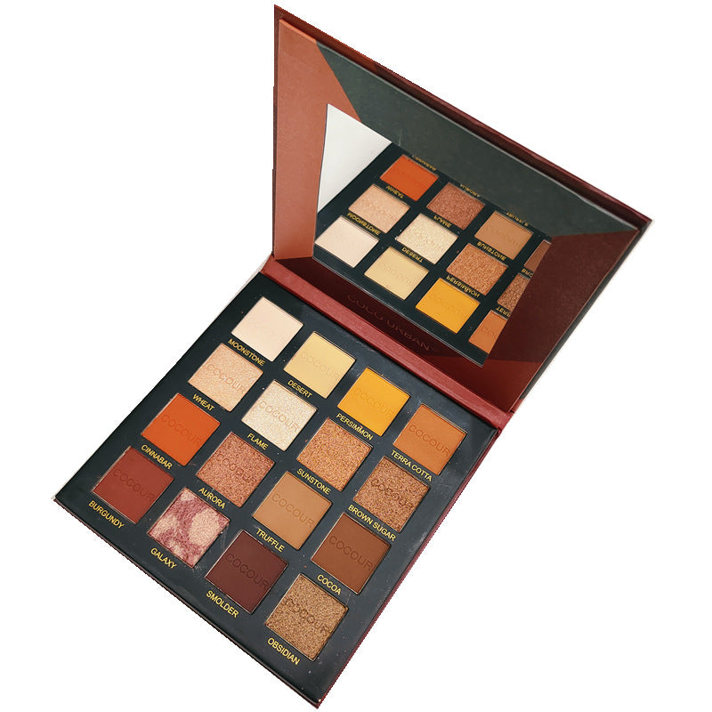 Cross-border Foreign Trade New 16-color Eye Shadow Plate Pearl Matte Glitter Sequins Makeup Plate Stage Makeup COS Color Palette