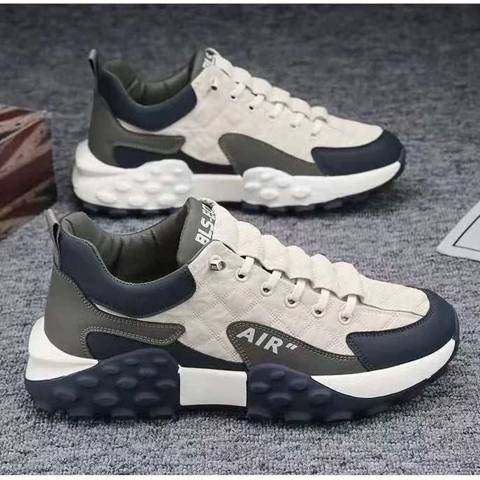 New Trendy Shoes Men's Student Shoes Running Sneaker Cyber Celebrity Thick-soled Torre Shoes Breathable Casual Shoes Men's Shoes In Stock