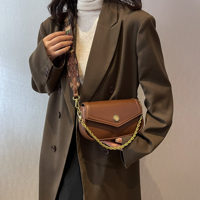 High-quality Texture Niche Bag Winter New Women&amp;amp;#039;s Bag Messenger Bag Popular Retro Hand-held Small Square Bag Bags