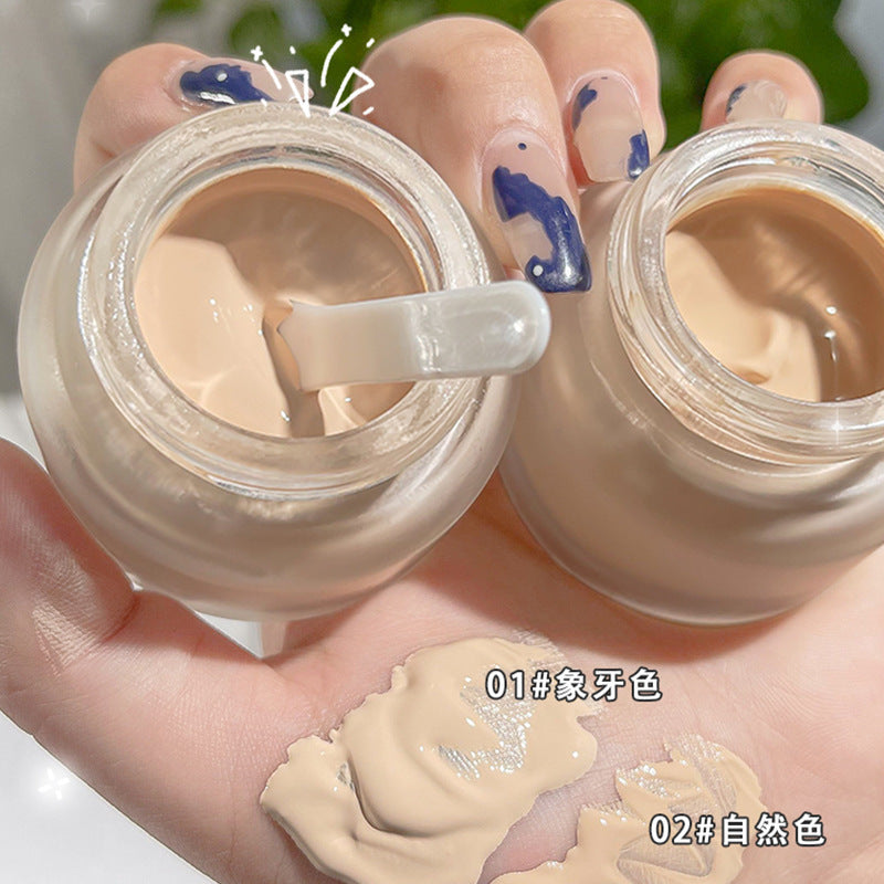 NOVO Luxury Soft Light Foundation Liquid Waterproof Sweat-proof Makeup Concealer Moisturizing Student Party Affordable Foundation Cream