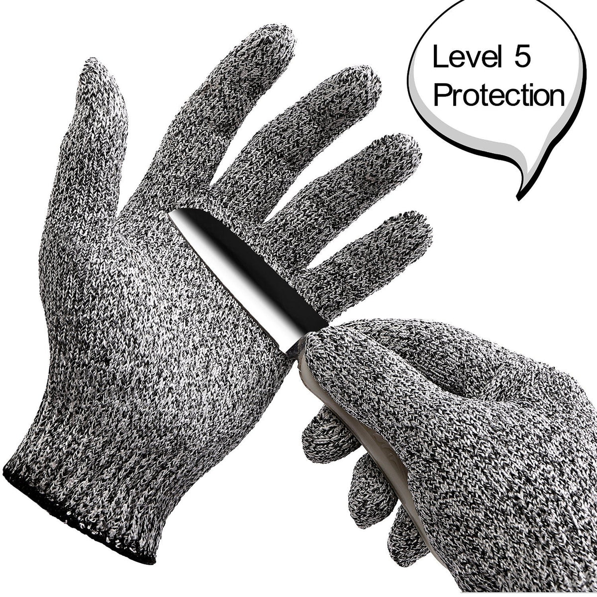 Cut-Resistant Level 5 High-Elastic Hppe Gloves For Crab Catching, Slaughtering, Anti-Cutting, Wear-Resistant Industrial Protection, Anti-Cut Labor Protection Gloves, Anti-Slip