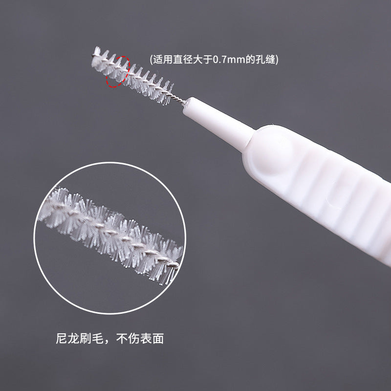 Creative Flower Wine Nozzle Small Hole Cleaning Brush Tight Hole Anti-blocking Gap Dustproof Dredger 10 Pieces