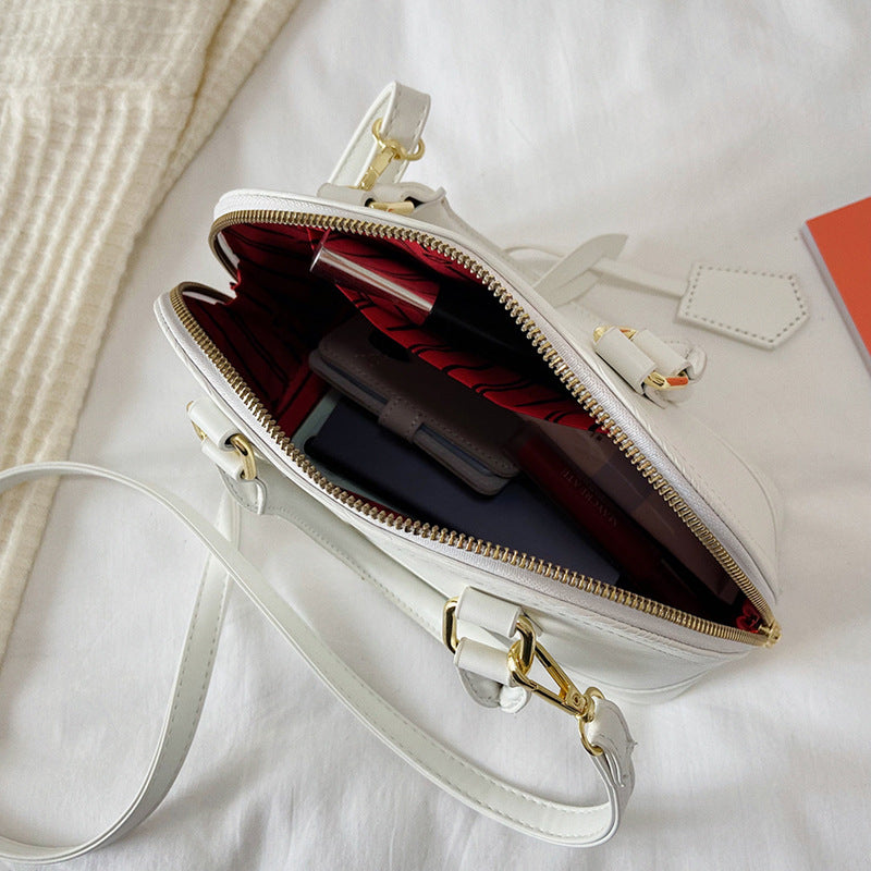 High-End Niche Design Bags For Women, New Summer Korean Style High-Quality Crossbody Bags, Fashionable Hand-Held Shell Bags