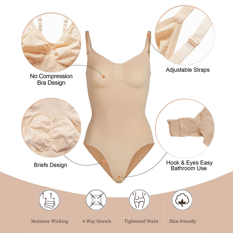 Cross-Border European And American Kardashian-Style Shapewear For Women, Body Shaping Skims Underwear, Tummy Control Corset