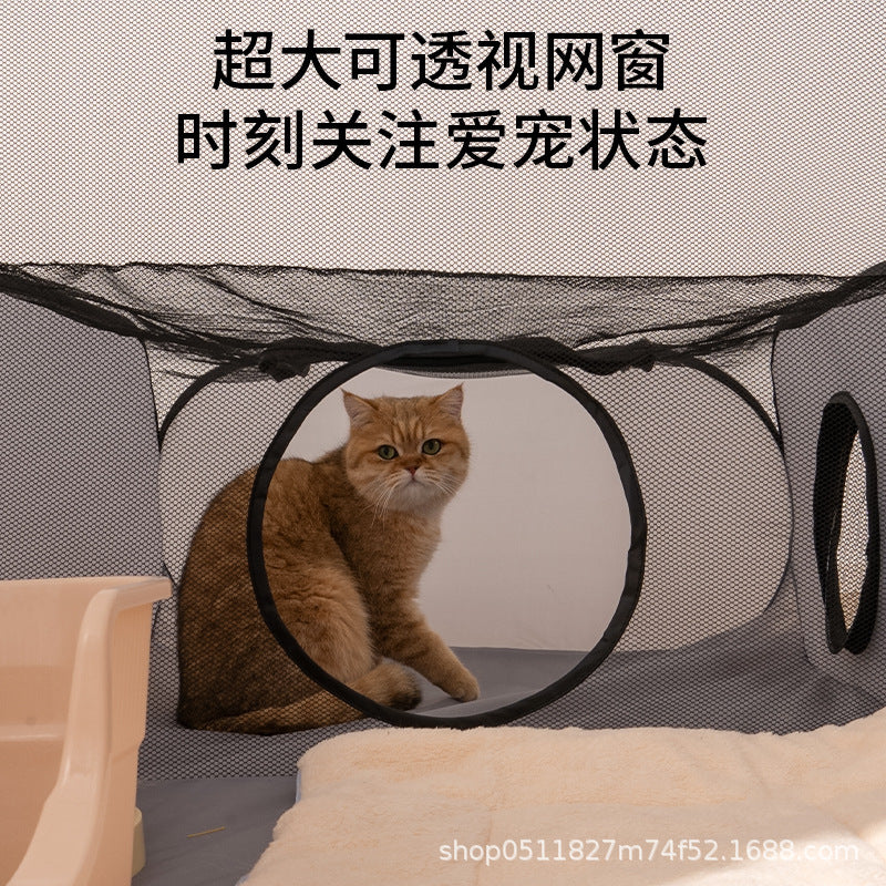Pet Supplies Cat Nest Fence Pet Nest Cat Nest Pet Delivery Room Breathable Removable And Washable Foldable Pet Cage Tunnel