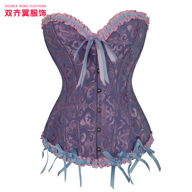 Cross-border Amazon European And American Shaper Waist Seal Bridal Dress Court Corset Retro Corset Corset