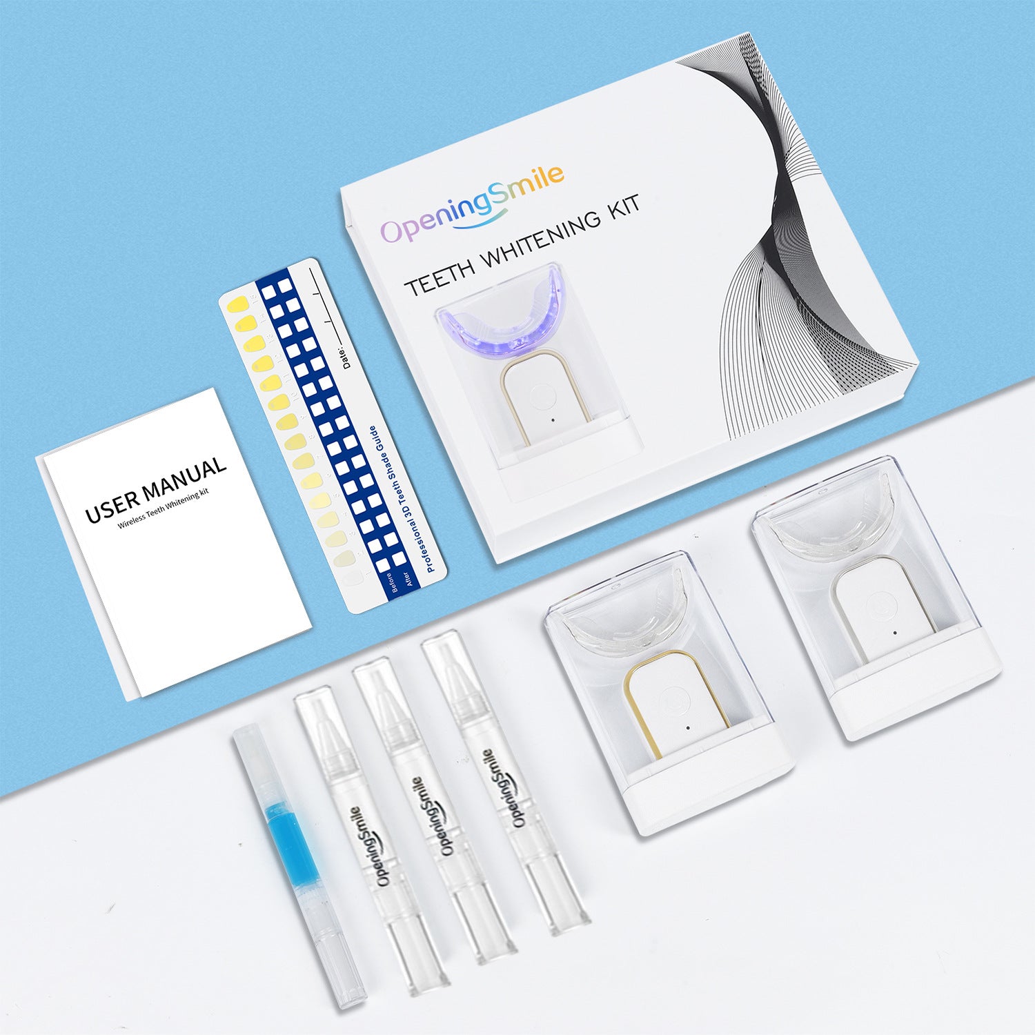 OpeningSmile Teeth Beauty Instrument New Teeth Whitening Teeth Gel Pen Set To Eliminate Yellow Home Teeth Beauty Instrument