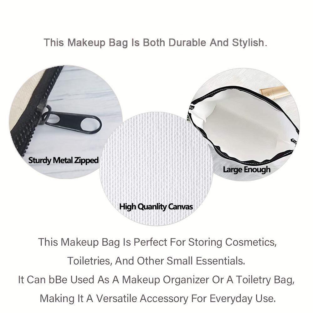 Retro Cat Makeup Bag, Cute Travel Bag, Travel Lightweight Makeup Organizer, Multifunctional Coin Money