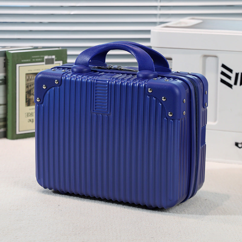 Mint Green Suitcase 14inch Luggage Women's Fashion Cosmetic Case Small 16 Travel Password Box Souvenir Box