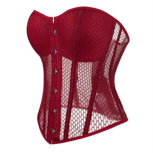 New Style Mesh Summer Breathable Palace Body Shaping Top With Cup Amazon Aliexpress Cross-Border E-Commerce Supply