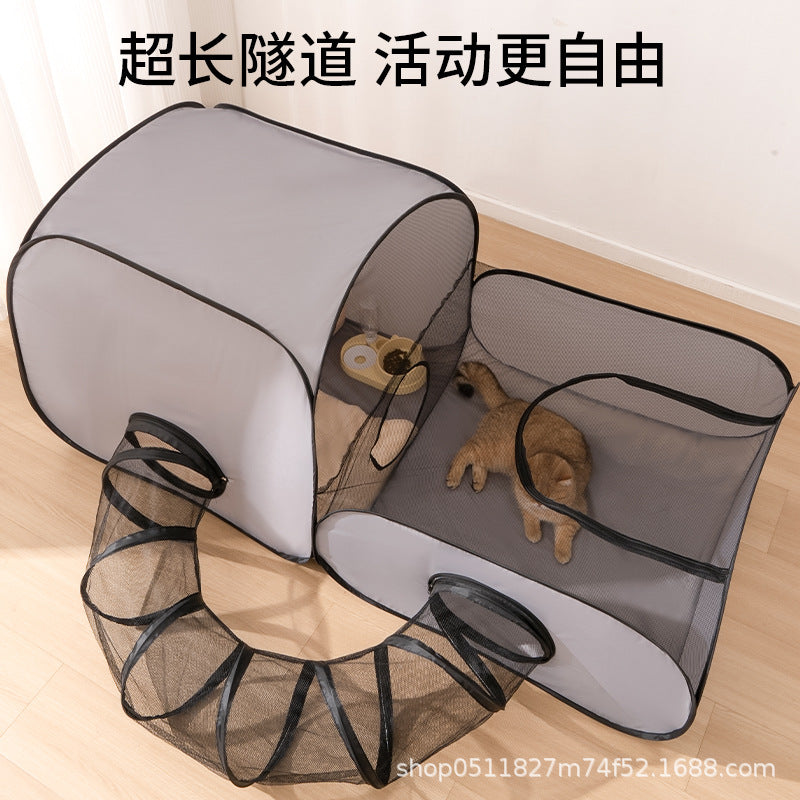 Pet Supplies Cat Nest Fence Pet Nest Cat Nest Pet Delivery Room Breathable Removable And Washable Foldable Pet Cage Tunnel