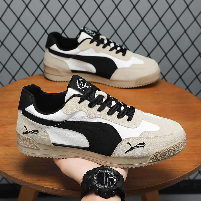 2025 Spring Casual Shoes Fashion Versatile Sneaker Breathable Comfortable Retro Platform Shoes Fashion Brand Plus Size Men's Shoes