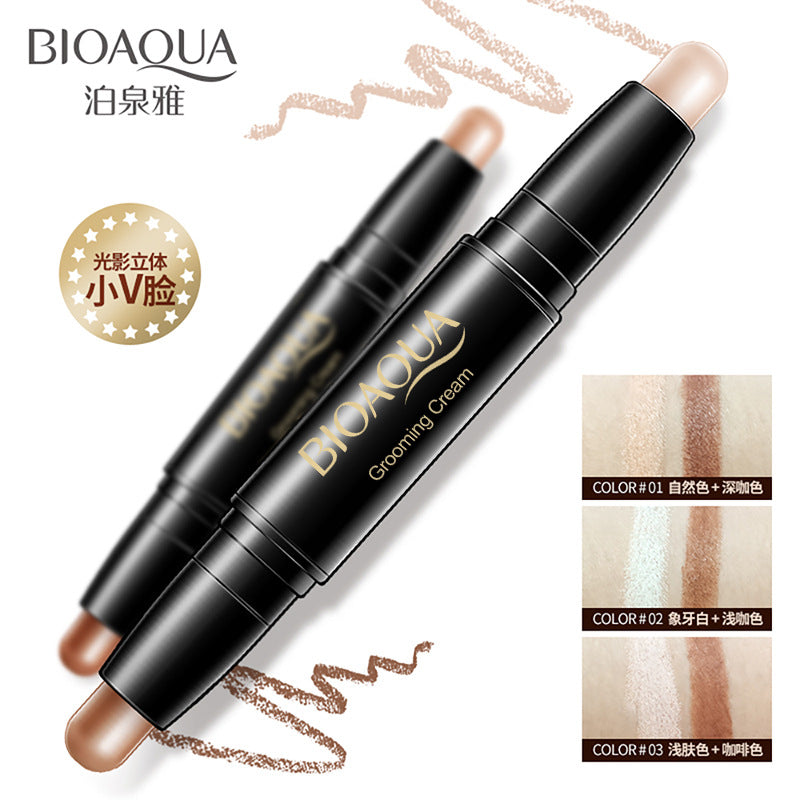Repair Stick Double-headed Light Shadow Concealer Lifting Beauty Makeup Repair Pen Shadow Highlight Three-dimensional Concealer Pen Makeup