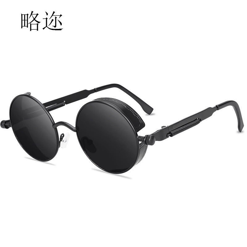 New Sunglasses Steampunk Sunglasses Metal Spring Foot Sunglasses