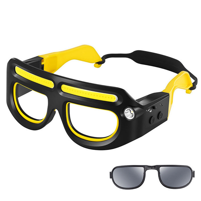 New Model High-Intensity Smart Headlamp Outdoor Multi-Functional Night Fishing Light Cycling Light USB Rechargeable Lighting Lamp