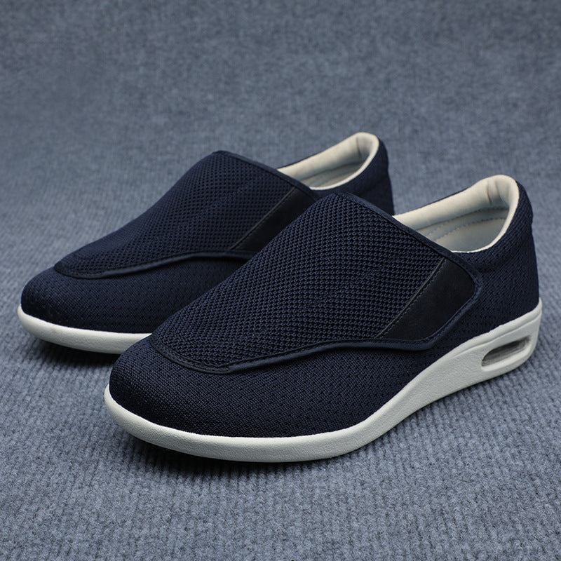 Comfortable Mothers Shoes For Middle-aged Elderly Ladies - Soft Leather Loafers Arch Support