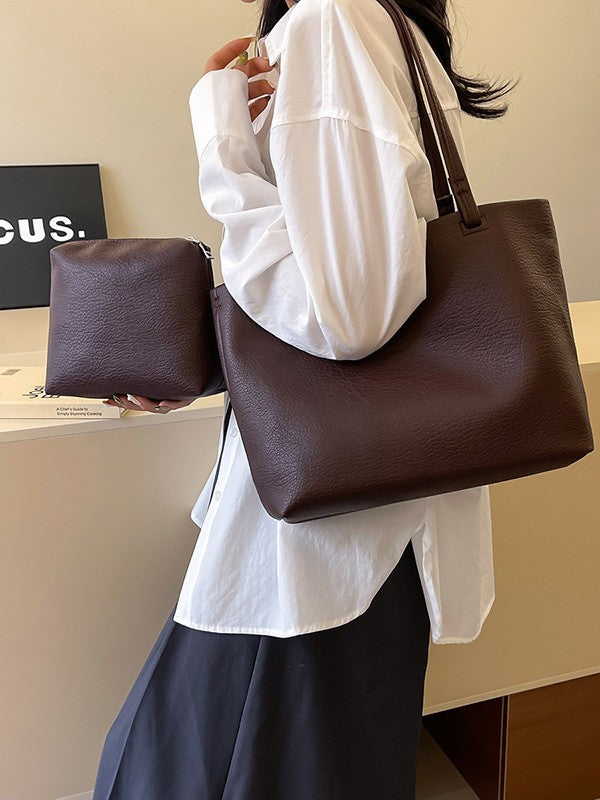 Cross-border Tote Bag Women's 2024 New Style Fashionable Large Capacity Mother-child Bag All-match Stylish Shoulder Handbag