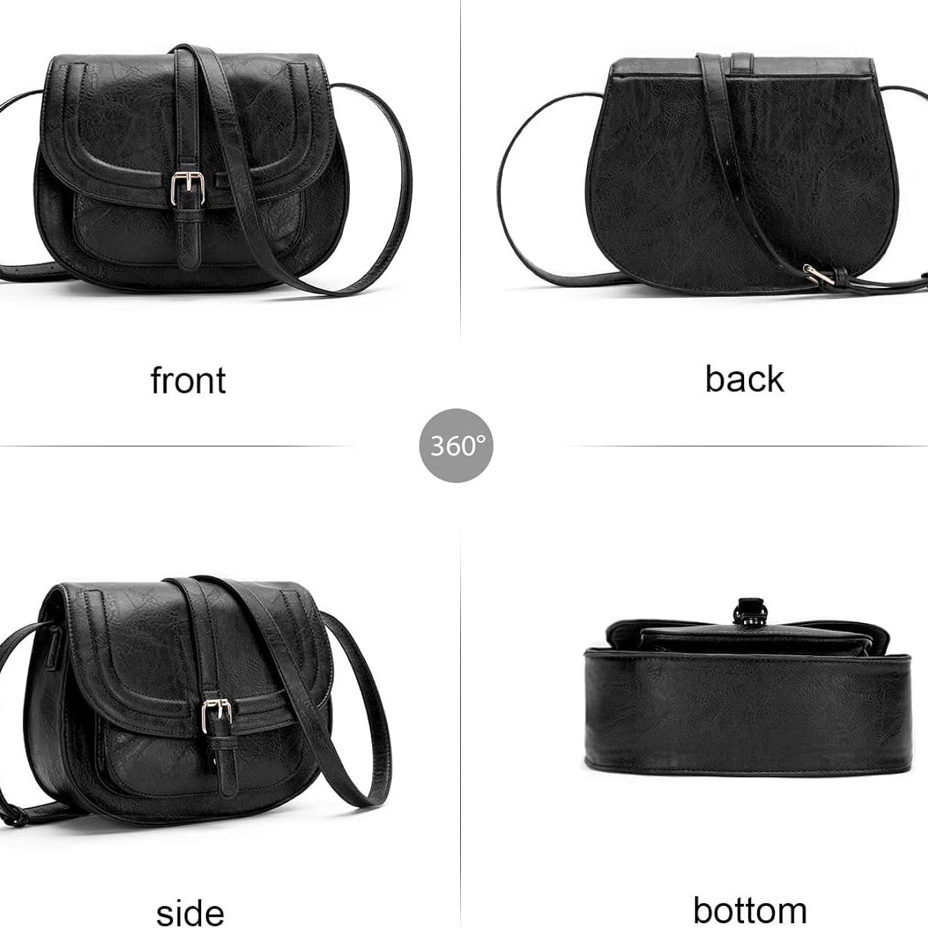 High-end All-match Bag Women's 2024 New Retro Style Saddle Bag Niche Design Shoulder Crossbody Bag