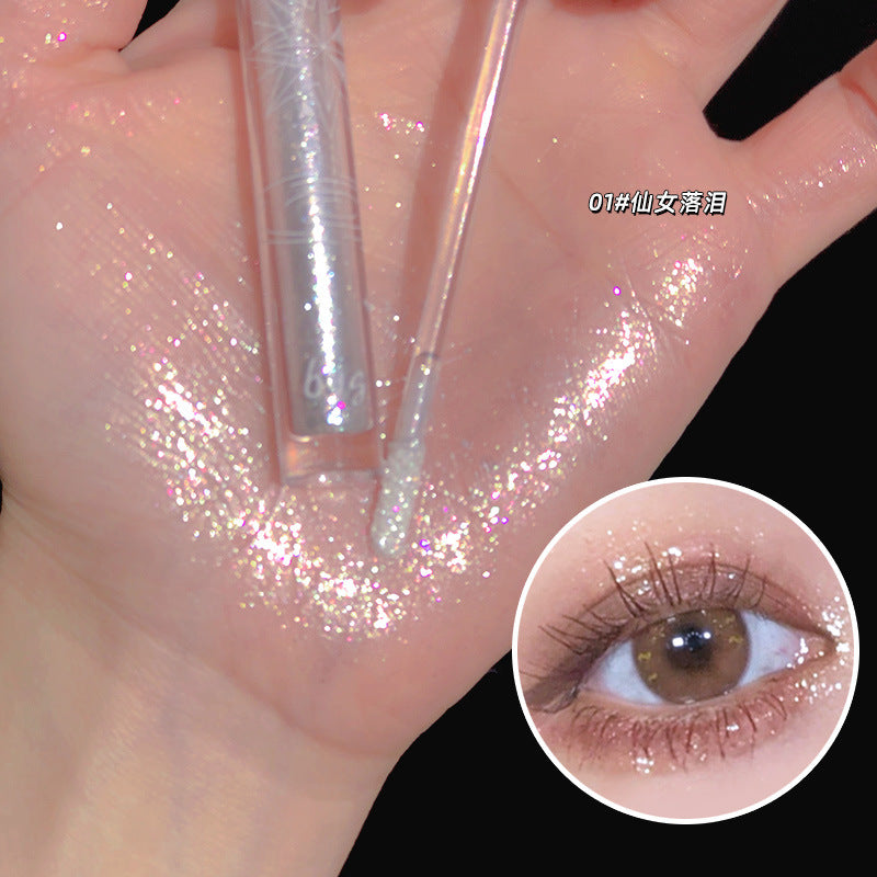 Bvg High-gloss Liquid Multi-color Eye Shadow Fine Flash Flash Sparkling Diamond Sequins A Drop Of Tears Liquid Eye Shadow