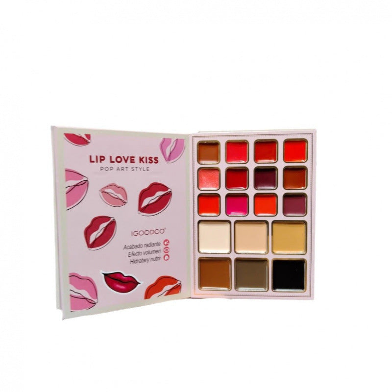 Cross-border Foreign Trade New 84 Color Eye Shadow Plate Lipstick Matte Glitter Sequins Makeup Plate Stage Makeup COS Color Palette