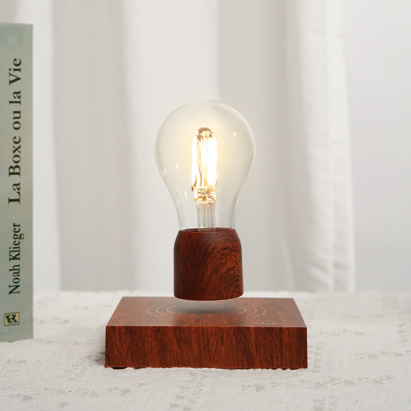 Magnetic Levitation Bulb Casual Retro Table Lamp Creative Bedroom Atmosphere Light Magnetic Levitation LED Bulb Ornament