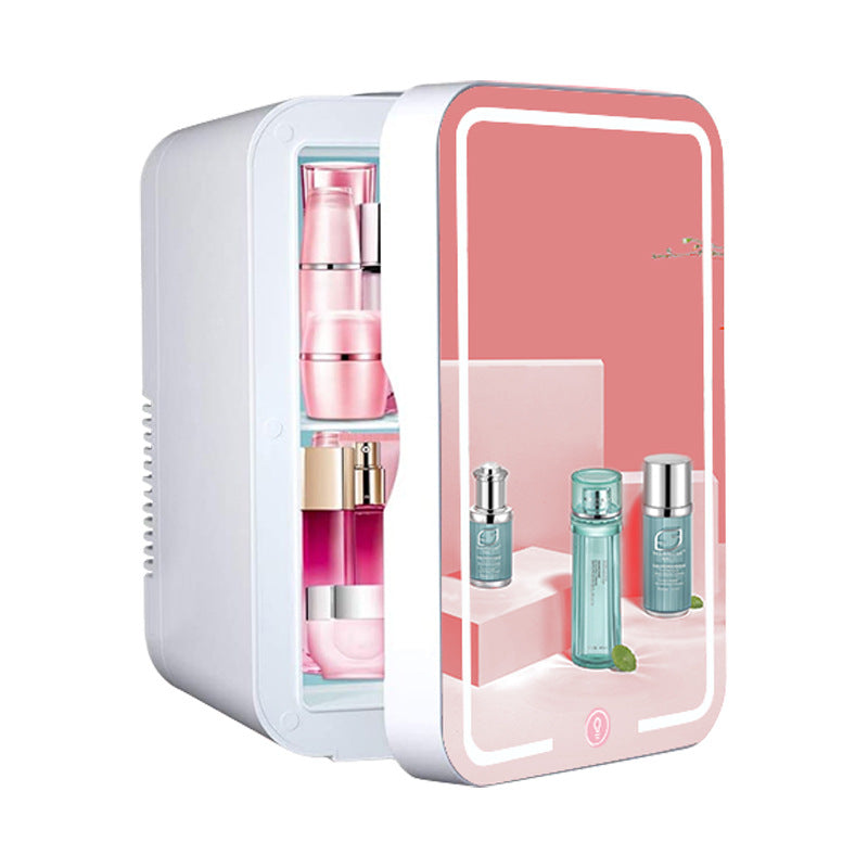 Annan Car Refrigerator 8L Mirror Beauty Refrigerator Cosmetic Mask Perfume 110v Refrigerated Mini Refrigerator