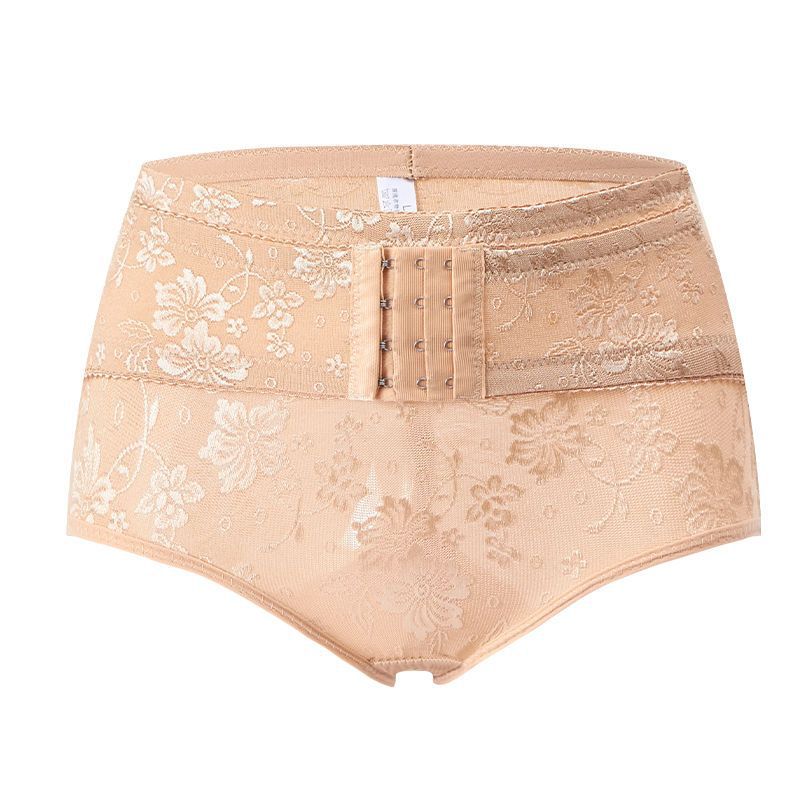 Medium And Low Waist Belly Tinting Panties Women's Reinforcing Small Belly Tight Hip Pants Non-marking Breathable Plus Size Shaping Pants Body Pants