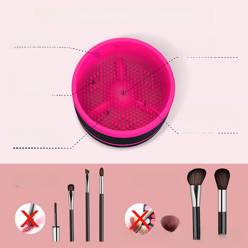 Electric Cosmetic Brush Cleaner Type-c Set Beauty Tools Automatic Scrubbing And Cleaning Artifact