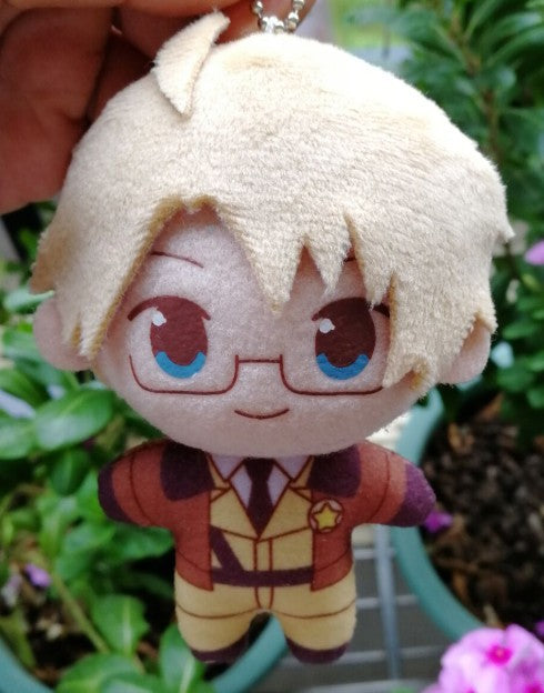 【 】 Hattalia Plush Keychain Arthur Al British Hand-made Pendant Animation Surrounding
