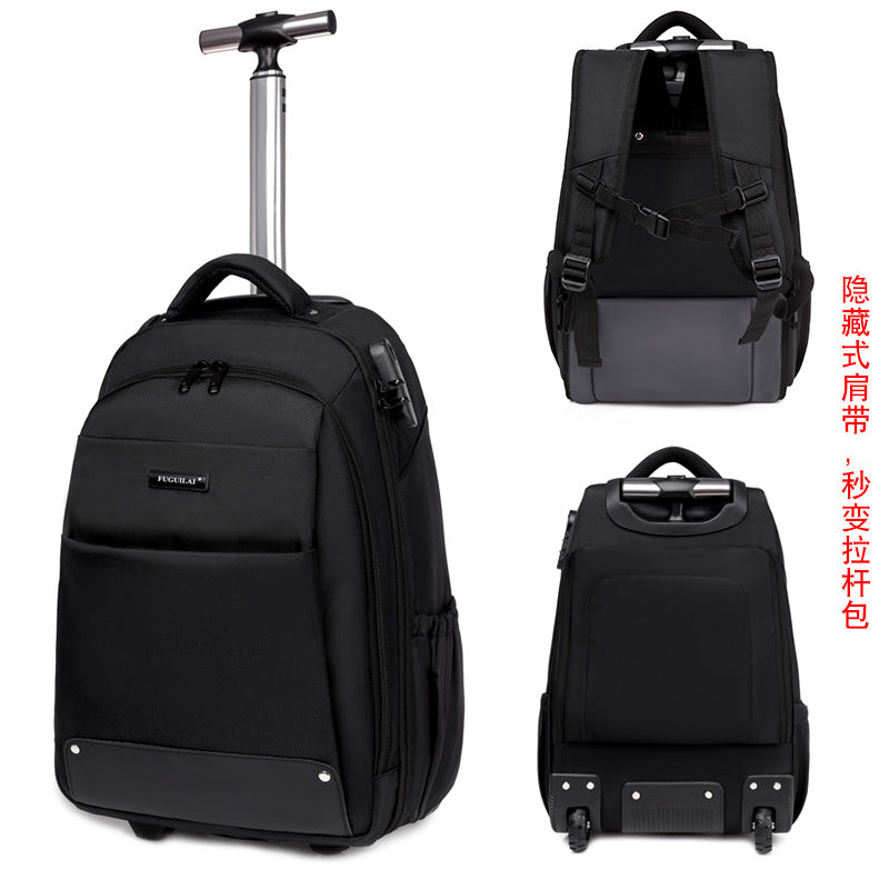 2025 New Trolley Backpack Men's And Women's Luggage Bag Large Capacity Business Travel Bag Trolley Backpack Dropshipping