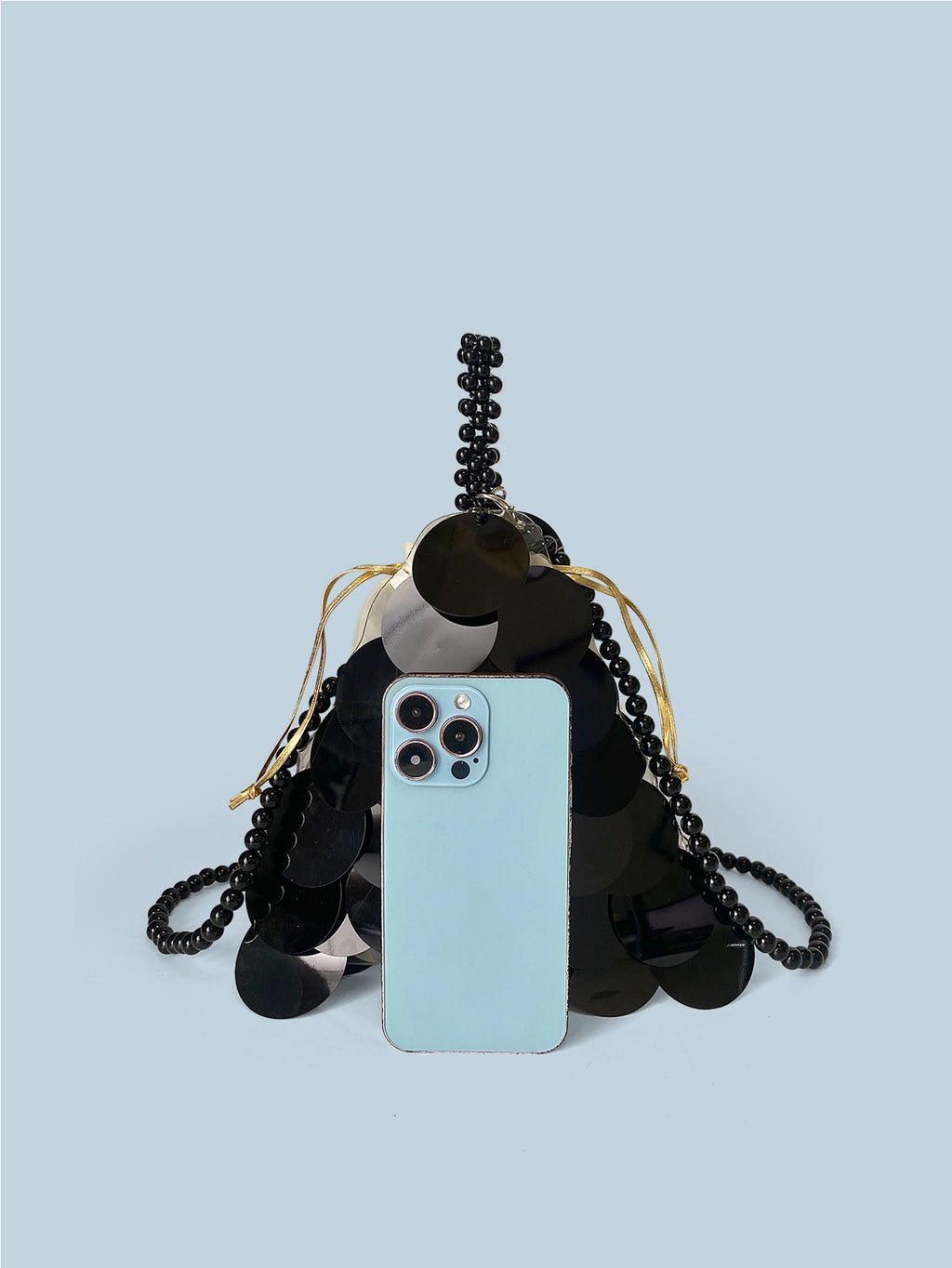 Korean Style Niche Design Bag Women's 2024 New Fashionable Summer Portable Crossbody Bag High-grade Texture Sequin Triangle Bag