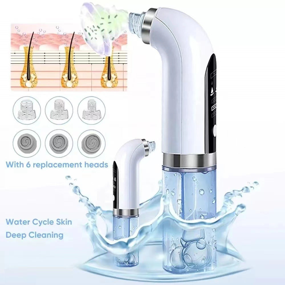 Small Bubble Beauty Instrument Household Pore Cleaning Introduction Instrument Oxygen Injection Instrument Electric Blackhead Absorption Instrument