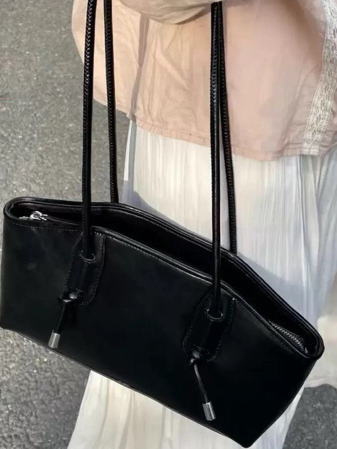 Black Armpit Bag For Women 2025 New Fashion High-Quality Niche Design Accessible Luxury Commuter Satchel Shoulder Bag
