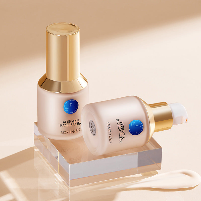Mousse Girl's Makeup Cleansing Skin Nourishing Foundation Liquid Concealer Brightening Non-makeup Waterproof Isolation BB Cream Small Blue Shield