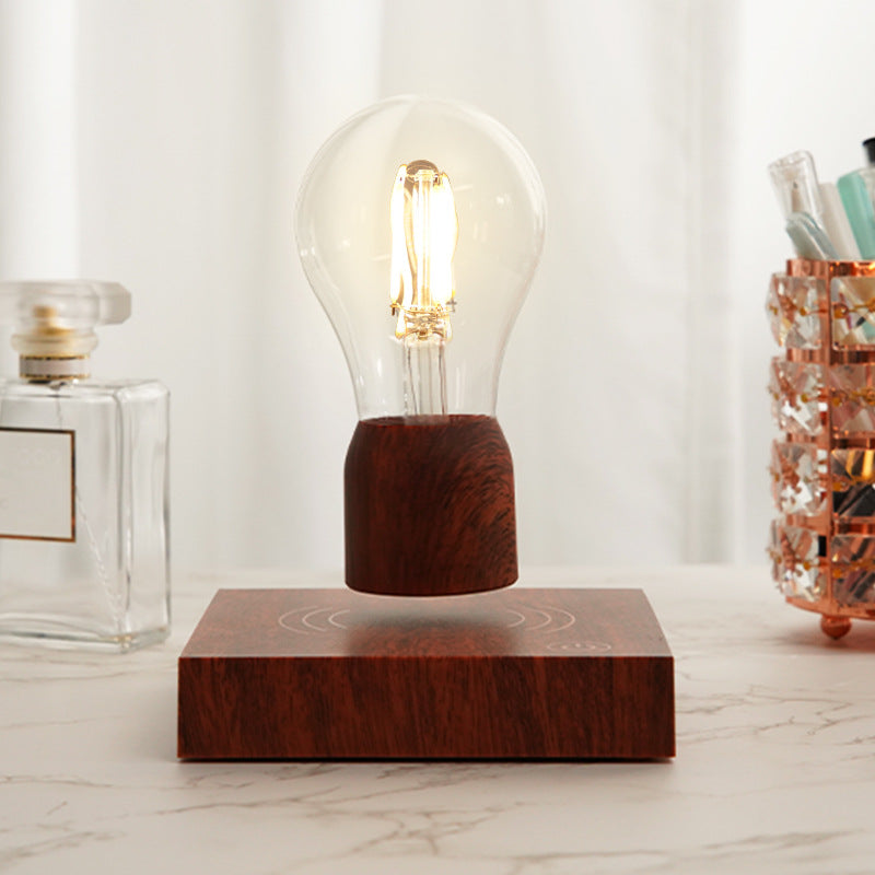 Magnetic Levitation Bulb Casual Retro Table Lamp Creative Bedroom Atmosphere Light Magnetic Levitation LED Bulb Ornament
