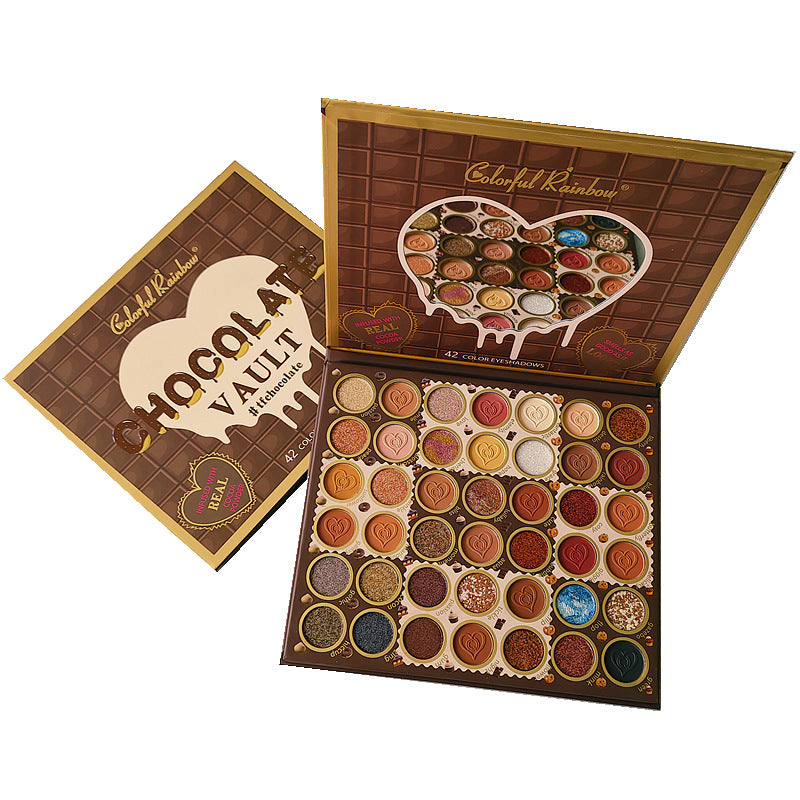 Cross-border Foreign Trade New 42-color Eyeshadow Plate Pearlescent Matte Glitter Sequined Makeup Plate Stage Makeup COS Palette